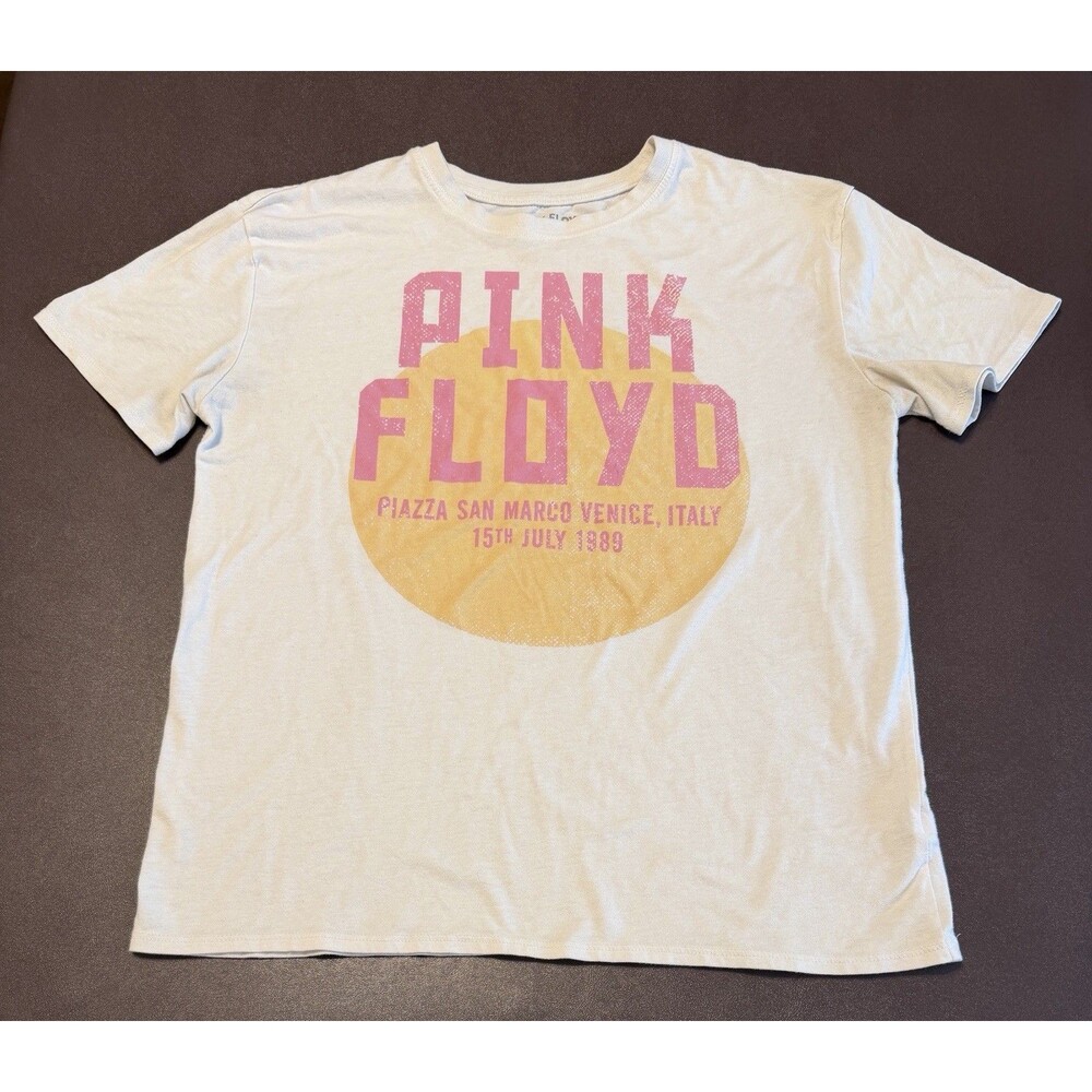 Pink Floyd White Short Sleeve Tee "Venice, Italy 15th July 1989" Size XL (14)